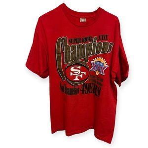Vintage San Francisco 49ers NFL Competitor 1995 Super Bowl Shirt Fits Medium